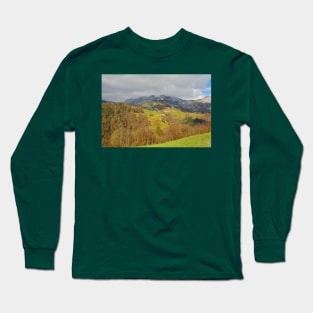 Landscape Near Cerkno, Slovenia Long Sleeve T-Shirt